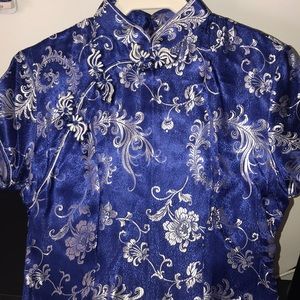Dress in Chinese style, Mandarin Collar, size M